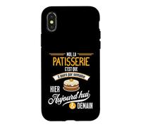 La Patisserie C'est Tous Les Jours - Cadeau Humour Patissier Coque pour iPhone X/XS