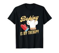 La pâtisserie est ma thérapie | Funny Baker T-Shirt Graphique avec Valeur