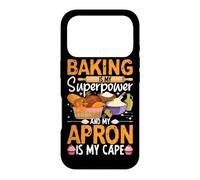 La pâtisserie est Mon Super Pouvoir et Mon Tablier est ma Cape Coque pour iPhone 17 Pro