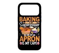 La pâtisserie est Mon Super Pouvoir et Mon Tablier est ma Cape Coque pour iPhone 17 Pro Max