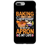 La pâtisserie est Mon Super Pouvoir et Mon Tablier est ma Cape Coque pour iPhone 7 Plus/8 Plus