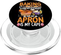 La pâtisserie est Mon Super Pouvoir et Mon Tablier est ma Cape PopSockets PopGrip pour MagSafe