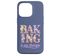 La pâtisserie Florale est ma thérapie | Cute Baker Cottagecore Design Coque pour iPhone 13 Pro