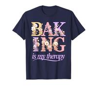 La pâtisserie Florale est ma thérapie | Cute Baker Cottagecore Design T-Shirt