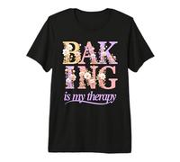 La pâtisserie Florale est ma thérapie | Cute Baker Cottagecore Design T-Shirt Haut de Gamme