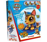 La Pat'Patrouille -Chase - Build A Bot -Jeu de Construction - Jouet Interactif - Construis Ton Propre Chiot Robot - Pour Enfants à Partir de 4 Ans - Apprentissage du Son