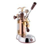 La Pavoni Machine à expresso LPLESE01EU Esperto Edotto – Levier, Chaudière 1,6 L – Cuivre/Chrome/Or