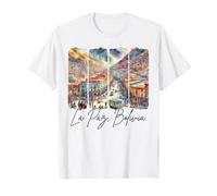 La Paz Bolivie Voyage coup de pinceau La Paz Voyage Souvenir T-Shirt