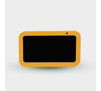 La peau de Mighlyskins compatible avec Amazon Echo Show 5 (Gen 3) - Orange solide | Couvercle d'enveloppe de decalcomanie en vinyle durable et un