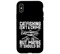 La pêche au Chat n'est Pas Un Crime mais Peut-être Que ce devrait être Le Poisson-Chat Coque pour iPhone X/XS