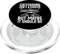 La pêche au Chat n'est Pas Un Crime mais Peut-être Que ce devrait être Le Poisson-Chat PopSockets PopGrip pour MagSafe