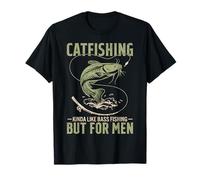 La pêche au Chat Ressemble Un Peu à la pêche à l'achigan mais pour Les Hommes, C'est Un Poisson-Chat Amusant T-Shirt