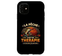 La pêche c’est ma thérapie - Humour pêcheur Vintage Coque pour iPhone 11
