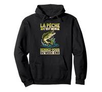 La Pêche C'est Mon Rendez Vous Favori du Week End Pêche Sweat à Capuche