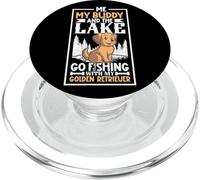 La pêche et Le Golden Retriever PopSockets PopGrip pour MagSafe