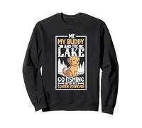 La pêche et Le Golden Retriever Sweatshirt