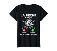 La Pêche m’Appelle Et Je Dois Y Aller Cadeau Pêcheur Poisson T-Shirt Graphique avec Valeur