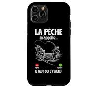 La Pêche m'appelle Il Faut Que J'Aille Pêcher Maintenant Coque pour iPhone 11 Pro