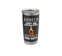 La pêche résout la plupart de mes problèmes. Le whisky Gobelet isotherme en acier inoxydable double paroi
