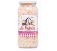 La Pedriza Haricots Blancs Cuits, Texture Ferme et Goût Neutre, Pack de 3 Boîtes de 560g, Poids Égoutté 400g