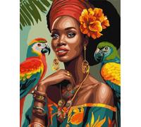 La peinture par les chiffres - La fashionista africaine