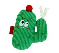 La peluche de chat, la peluche interactive du chat | La peluche en forme de cactus remplie de catnip | Chewer de dentition sûre avec un animal en peluche de compagnie saine, interactif et doux pour l'