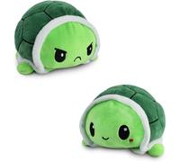 La Peluche Tortue Réversible - Conception Brevetée - Jouet Sensoriel Pour Soulager Le Stress - Vert - Heureux + En Colère - Montrez Votre Humeur Sans Dire Un Mot !