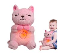 La PelucheDe La Respiration De Sommeil - 11.8x9.8x6.3 Pouces Lumières Sonores, Animal En Peluche, Effet De Mouvement Respiratoire Portable | Quatre Ajustement De L'équipement PeluchePortable Pour Le