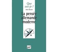 La pensée allemande moderne