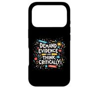 La pensée Critique Amusante Demande des preuves et Une pensée Critique Coque pour iPhone 17 Pro