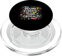 La pensée Critique Amusante Demande des preuves et Une pensée Critique PopSockets PopGrip pour MagSafe
