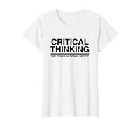 La pensée Critique : l'autre déficit National : Funny American T-Shirt Graphique avec Valeur