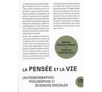 La pensée et la vie Manuel Cervera-Marzal (Auteur), Nicolas Poirier (Auteur)