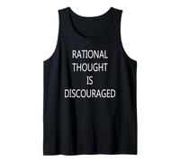 La pensée rationnelle est découragée Débardeur