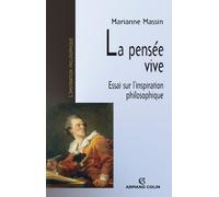 La pensée vive: Essai sur l'inspiration philosophique