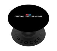 La Perception égale la Puissance Placebo PopSockets PopGrip Adhésif