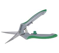 La Perfection de Cisaillement Courbe Série Platinum Inoxydable Coupe Cisaille Lame courbée 2" Green