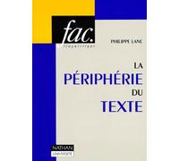 La périphérie du texte
