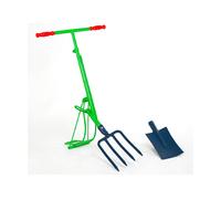 La Perrette Outil de jardinage ergonomique avec fourche à 4 dents et bêche - La Perrette - PERB+F