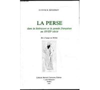 La Perse dans la littérature et la pensée française au XVIIIe siècle