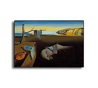 La persistance de la mémoire par Salvador Dali toile peinture sur toile affiche impression photo murale scandinave pour salon 70x98cm (28x38in) sans cadre