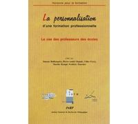 La Personnalisation D'une Formation Professionnelle : Le Cas Des Professeurs Des Ecoles