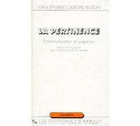 La Pertinence : communication et cognition
