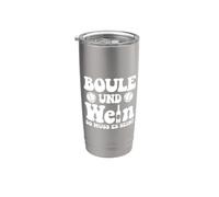 La Pétanque Et Le Vin, Ça Doit Être Ça Tenue De Pétanque Gobelet isotherme en acier inoxydable double paroi