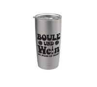 La Pétanque Et Le Vin, Ça Doit Être Ça Tenue De Pétanque Gobelet isotherme en acier inoxydable double paroi