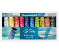 La Petite Aquarelle Set,Student Watercolors,Includes Ten 21ml Tubes Of Fine Artist Quality Watercolors(10-131684-00)