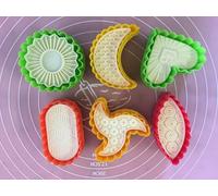 La Petite Caverne 131-6 EMPORTES PIÈCE 12 EMPREINTES DOUBLES FACES FONDANT CAKE SABLÉ GÂTEAU ORIENTAL