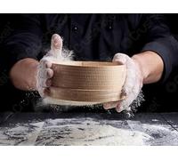 La Petite Caverne 161 - TAMIS ARTISANAL EN BOIS ALGÉRIE Ø 20 CM, MAILLE 20, FINE