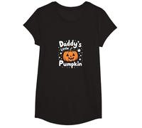 La Petite Citrouille de Papa : Halloween en Famille T-Shirt, Fille, Noir, S
