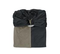 La Petite Écharpe Sans Noeud Anthracite/Olive Gris